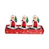 3Pcs Christmas Tealight Candle for Christmas Home Decoration Handmade Delicate Santas Christmas Hat Candle Gifts