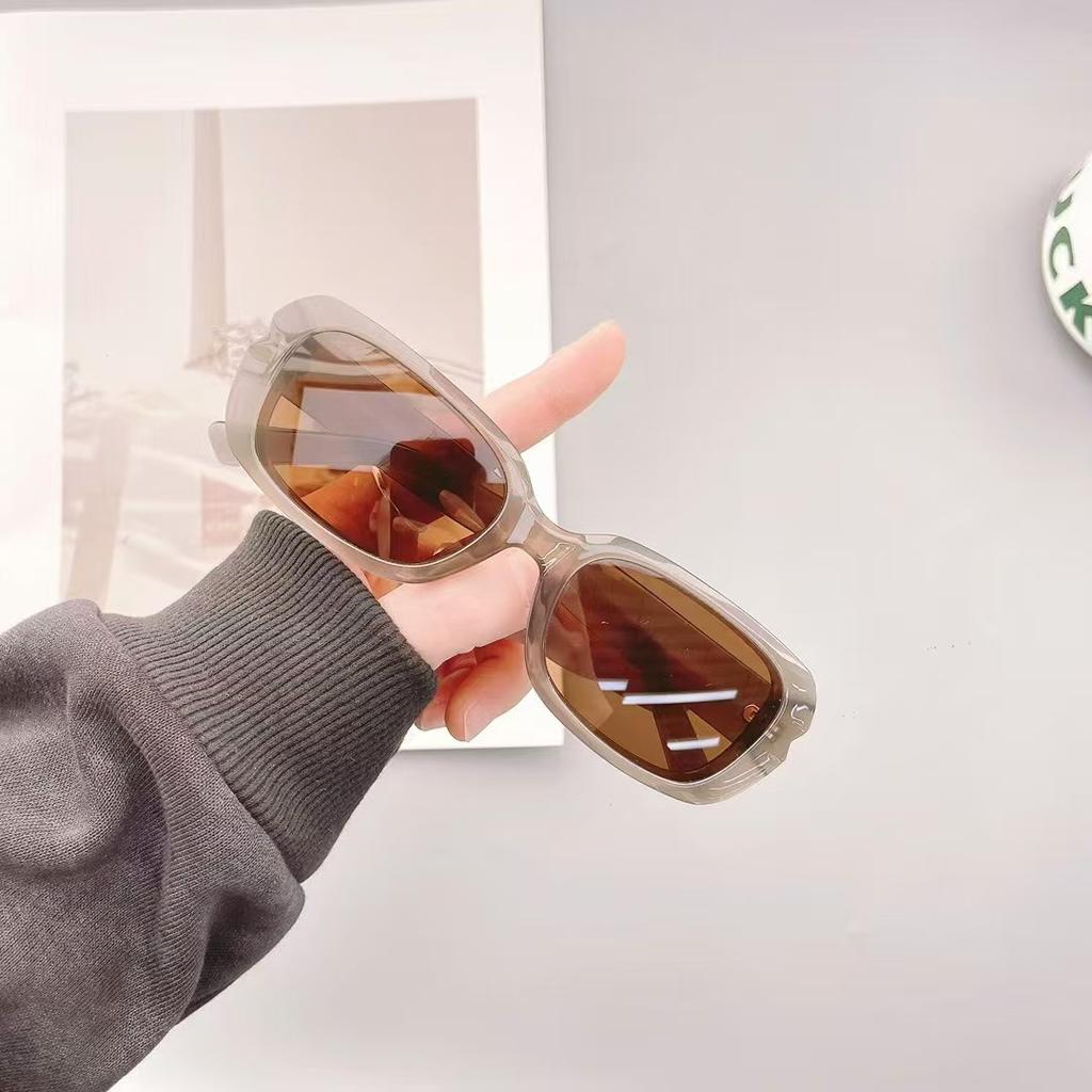 Rectangle Shape Sun Glasses For Women Korean Style Uv Protection Sunglasses Men Driving Hiking Sunglass For Women