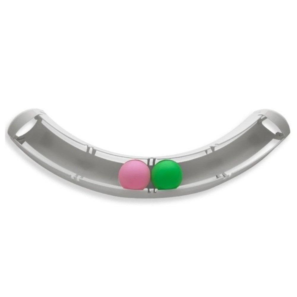 Small Tunnel Cat Track Ball Toy Intelligence Stimulation Turntable Teasing Set  Cats Solo Play белый