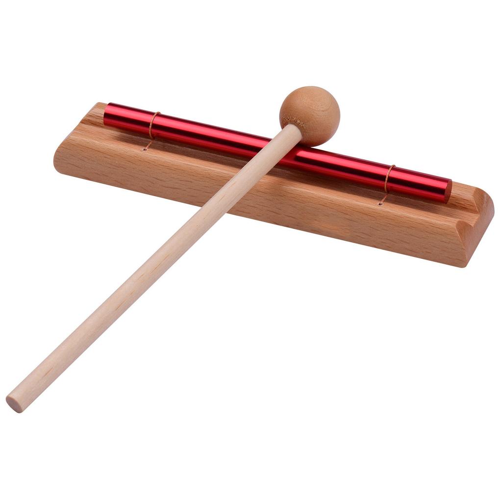 2-Tone Tabletop Chimes Meditation Chime Colorful Wind Bell Educational Musical Percussion Instrument With Mallet