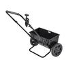 Walk-Behind Push Spreader, 50LBS Capacity, Drop Spreader with Hopper Grate, 18 in Spreading Width & 30 Settings, 10 in All Terrain Tires, Garden &