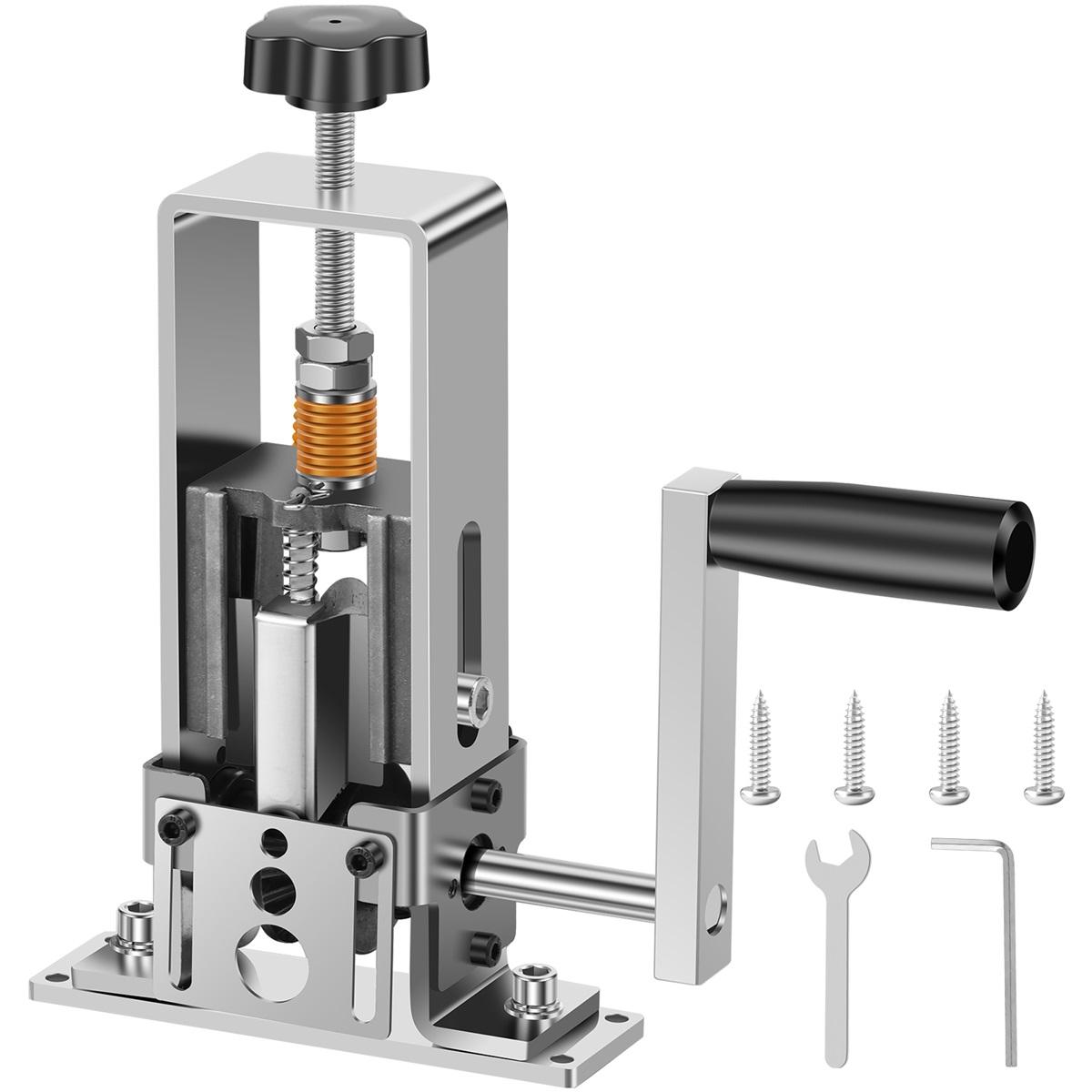 Manual Wire Stripper Machine Wire Stripping Tool for 1-25mm Wire Cable Peeler Portable Hand Crank or Drill Powered Wire Stripper