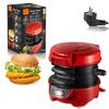 600W Household Burger Sandwich Maker Multifunctional Breakfast Waffle Machine Small Toaster Bread Baking Machine