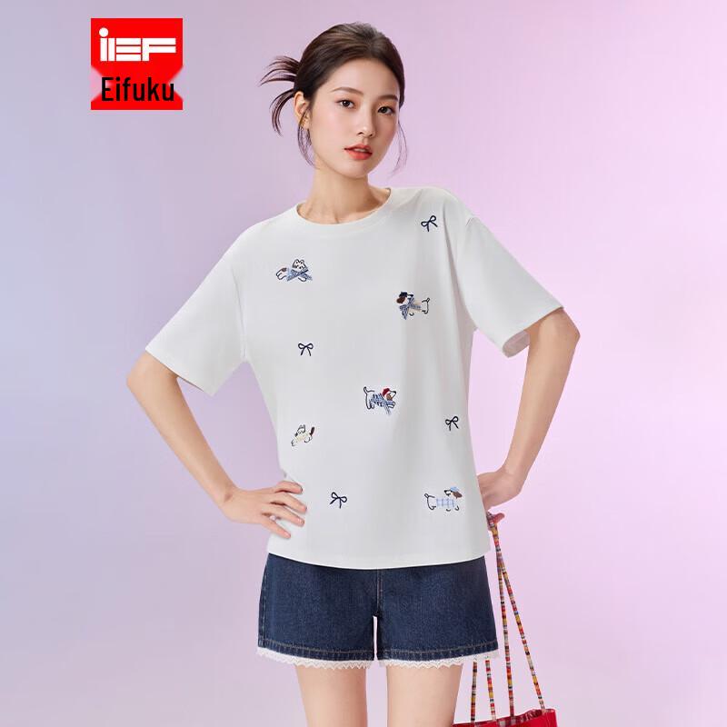 IEF Women s Cartoon Loose Fit T-Shirt M
