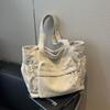 Corduroy Work Shoulder Bag Large Capacity Casual Tote Bag Handbags Solid Color with Multiple Pocket Crossbody Bag For Women