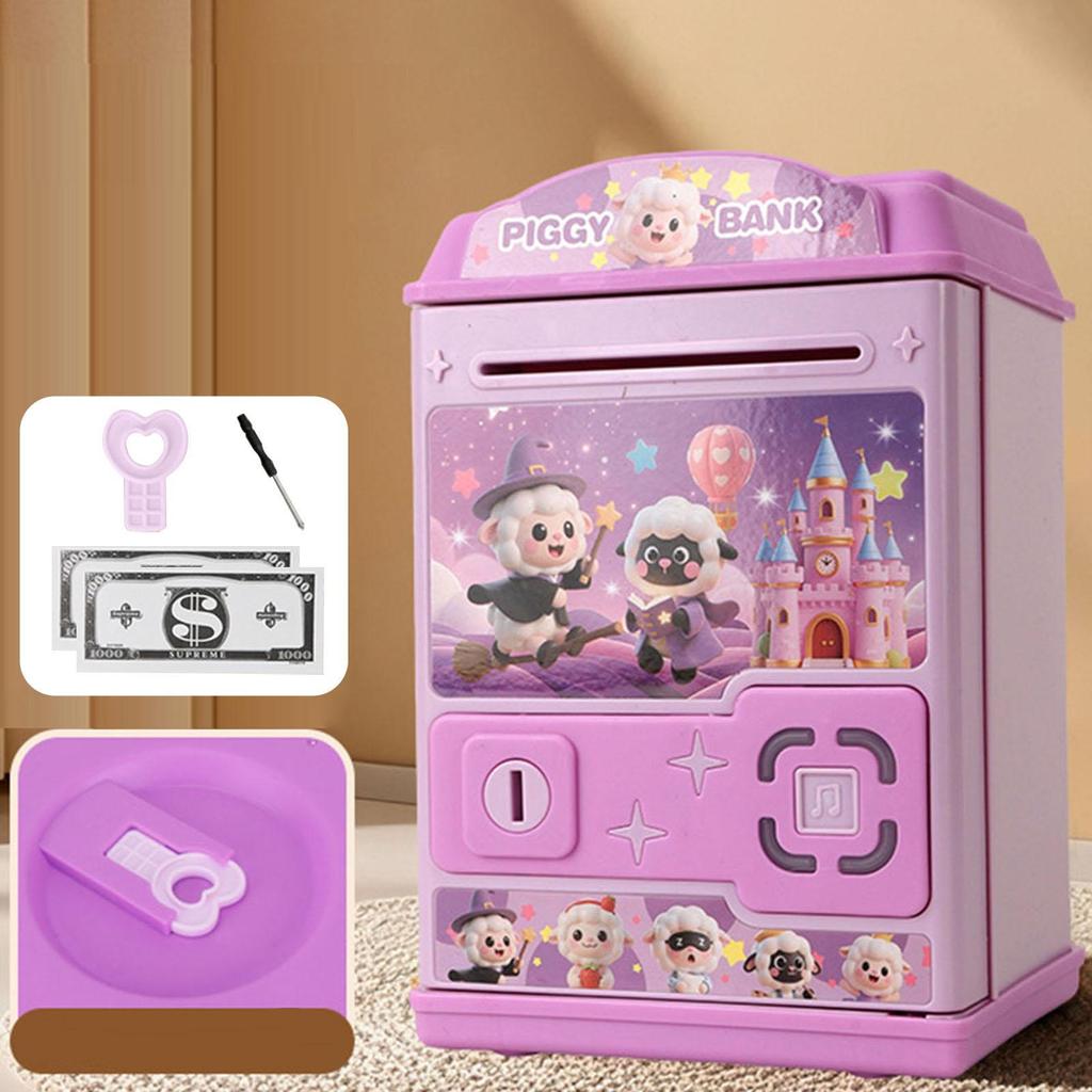 Kids Piggy Bank Educational Money Jar for Boys Girls Children Birthday Gifts sheep