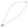 Used Tiffany Tiffany Loving Heart Necklace Silver 925 Women's
