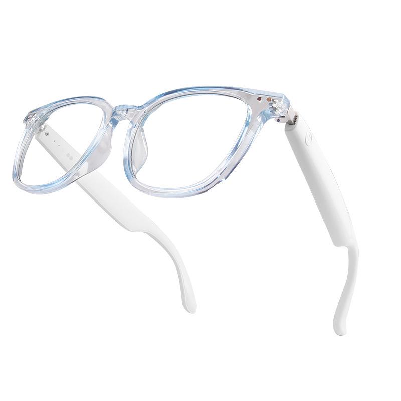Unisex Smart Bluetooth Glasses with Color-Changing Lenses, Music, Calls & Anti-Blue Light for Office