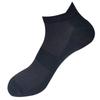 Men's Plus Size Summer Mesh Cotton Ankle Socks - Low Cut, Lightweight, Solid Color Sports Socks