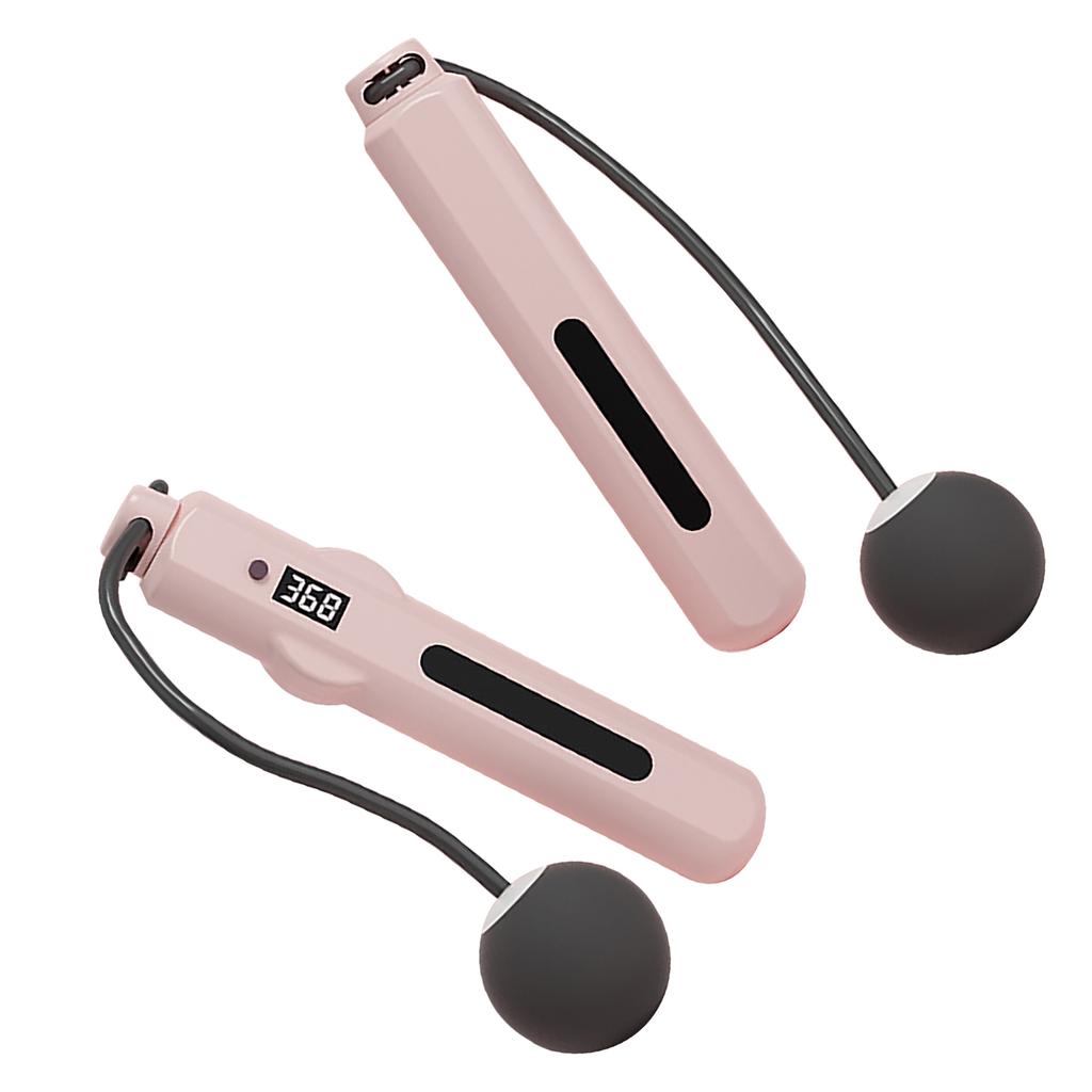 Cordless Jump Rope Intelligent Voice Broadcasting Weighted Jump Rope with Counting Screen for Fitness for Men Women