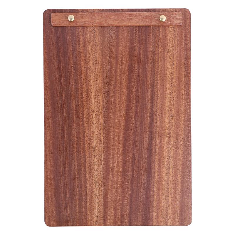 Solid Wood Menu Board Restaurant Wine Order Single Clip Bar Retro Table Card Bill Board Clip Writing Board Clipboard