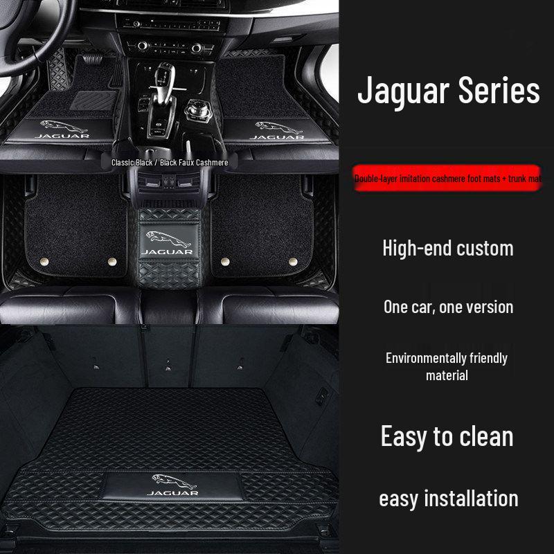 Jaguar Car Floor Mats for XFL, XEL, XJL, XF, XE, XJ, F-PACE, E-PACE Body Kits