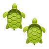 1/2Pcs Tortoise Soap Dish PP Material Soap Holder Shower Bathroom Kitchen Anti-Slip Soap Tray Home Decor