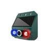Solar-Bewegungsmelder-Alarm Tiervertreiber mit Stroboskoplicht 129dB Sirene 4 Modi IP55 Wasserdichtes Sicherheitsgerät für Hof Farm Garten Außensicherheit