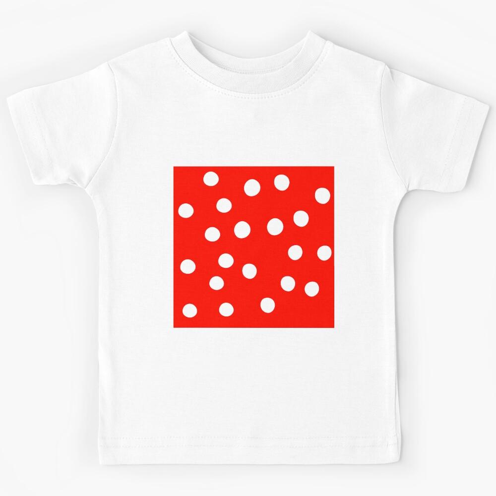 Red Polka Dots  Kids T-Shirt 160