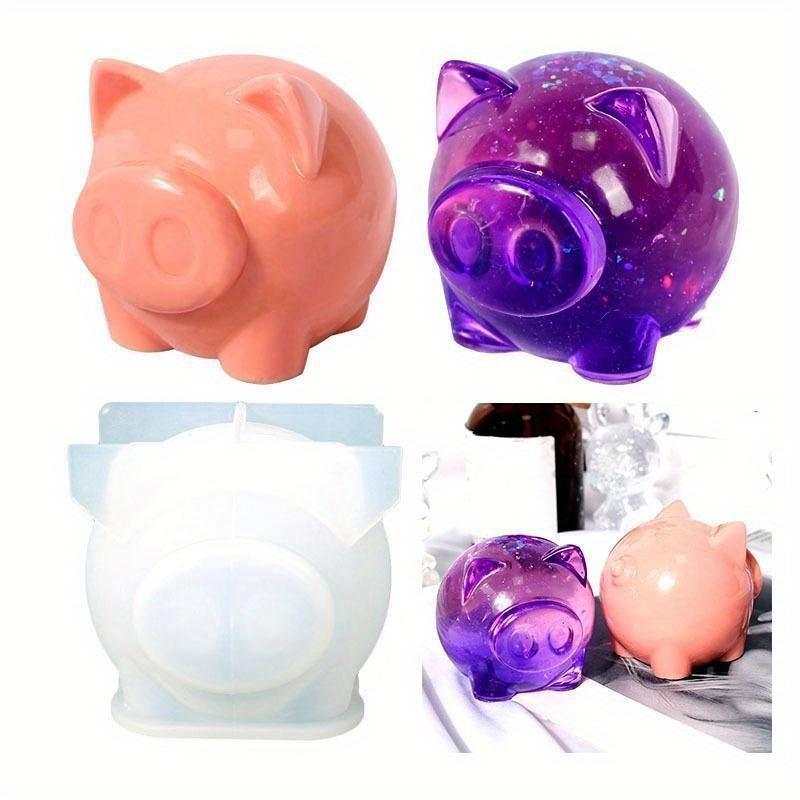 DIY Epoxy Mold Pig Decoration Silicone Mold Epoxy Resin Molds Home Decoration Moulds