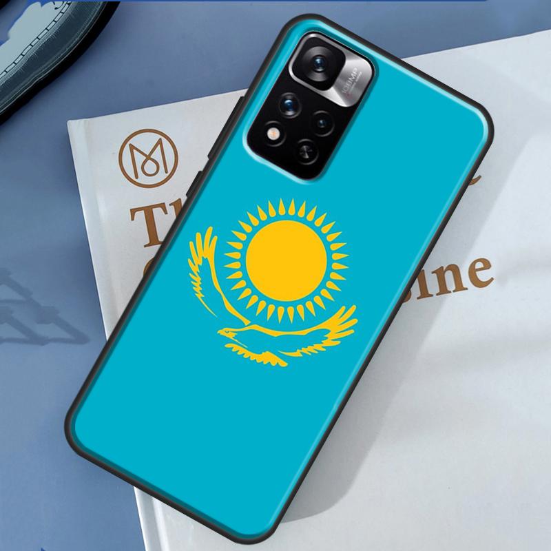 Kazakhstan flag Case For Xiaomi Redmi Note 13 12 11 9 10 14 Pro 9S 10S 11S 12S Redmi 14C 10C 12C 13C Cover