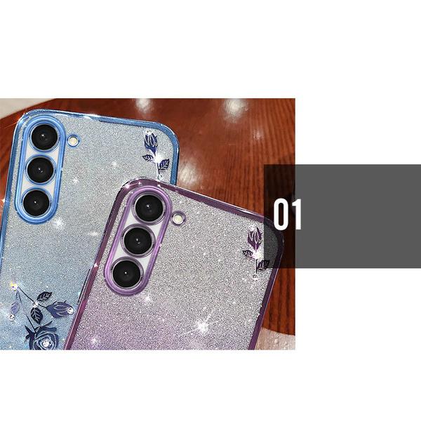 SoCouple Handyhülle für Samsung S24 S23 S20 S21 S22 FE S9 S10 S8 Plus Note 20 Ultra Glitzer Strass Diamant Hülle