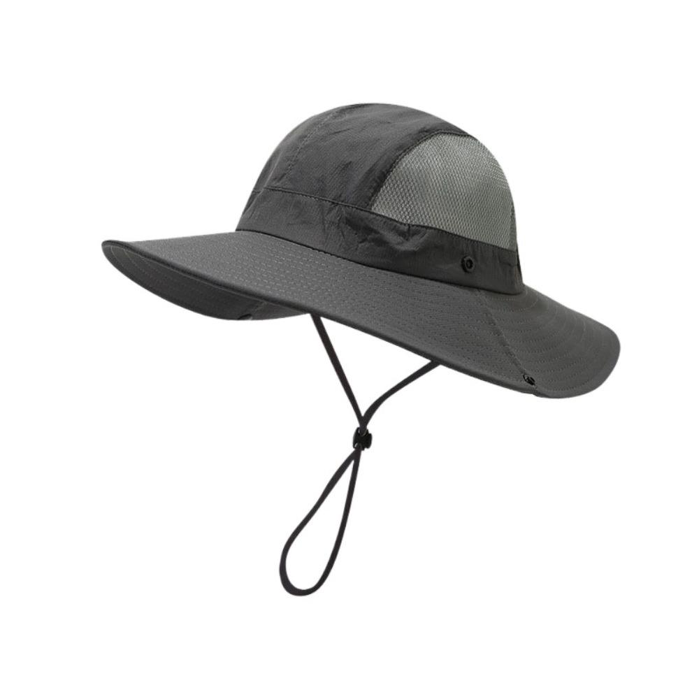 Quick-dry Men Fisherman's Hat Waterproof Hiking Cap Casual Folding Bucket Hat  Sports