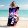 Cityscape Night Scene Beach Towel,quick Drying Absorbent Beach Toweloutdoor Sports Swimming Beach Towelsoft And Comfortable