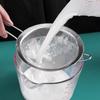 Stainless Wide Rim Sloped Mesh Strainer for Kitchen Draining and Straining