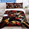 3PCS Iron In Action Bedding Set,Including 1pc Duvet Cover And 2pcs Pillowcases Perfect for Bedroom, Dormitory, Fan Christmas gift