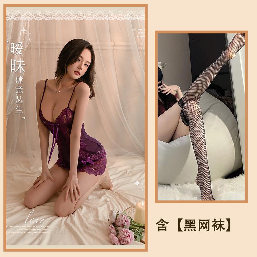 Sex Spodní prádlo Nové Pyžamo Ženská Svodnost Průhledná Krajka Vášeň Cosplay Uniforma Oblek