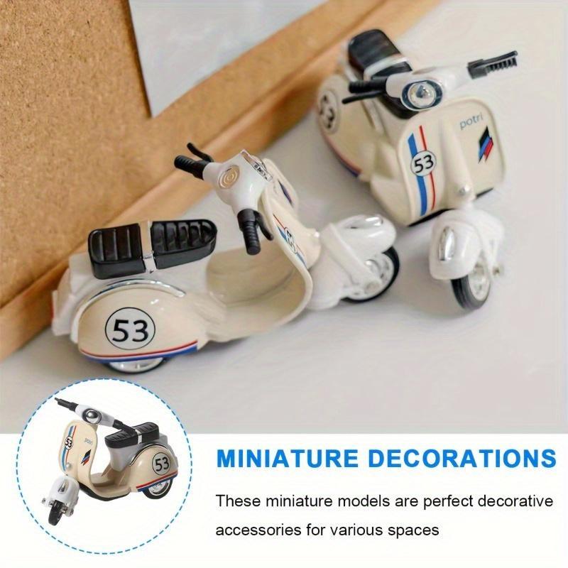 Home Decoration Resin Crafts Micro Landscape Adornment Motorcycle Shaped Desktop Decor Tabletop Ornament