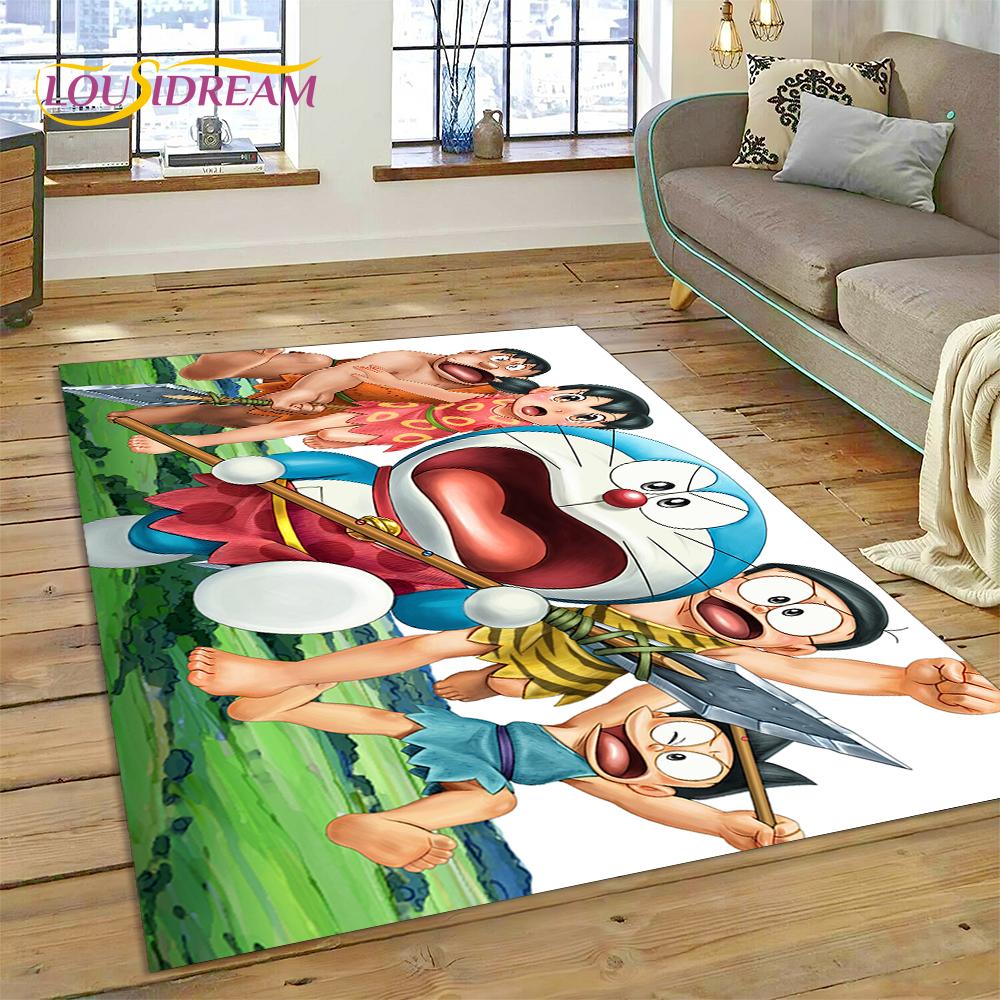 3D Cartoon Dream D-Doraemon Anime Rug Carpet for Living Room Bedroom Home Decor,Floor Mat Non-slip Decoration for Sofa Doormat