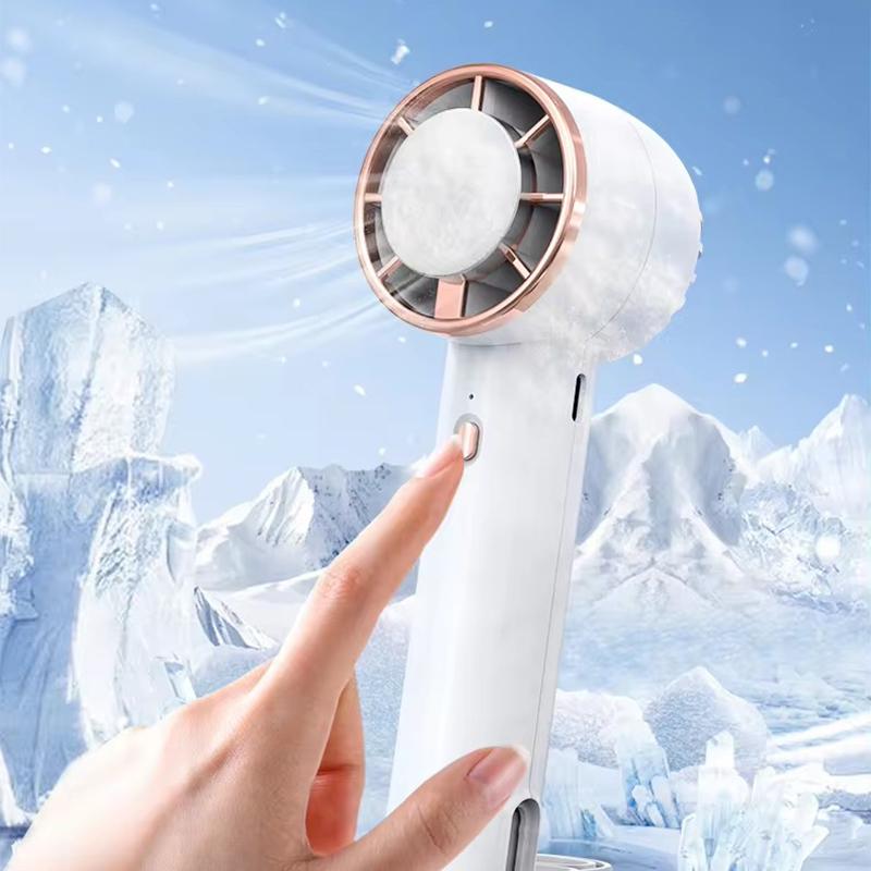 

CL02 USB Semiconductor Fan Outdoor Summer Cooler Cooling Effect Handheld Fan White