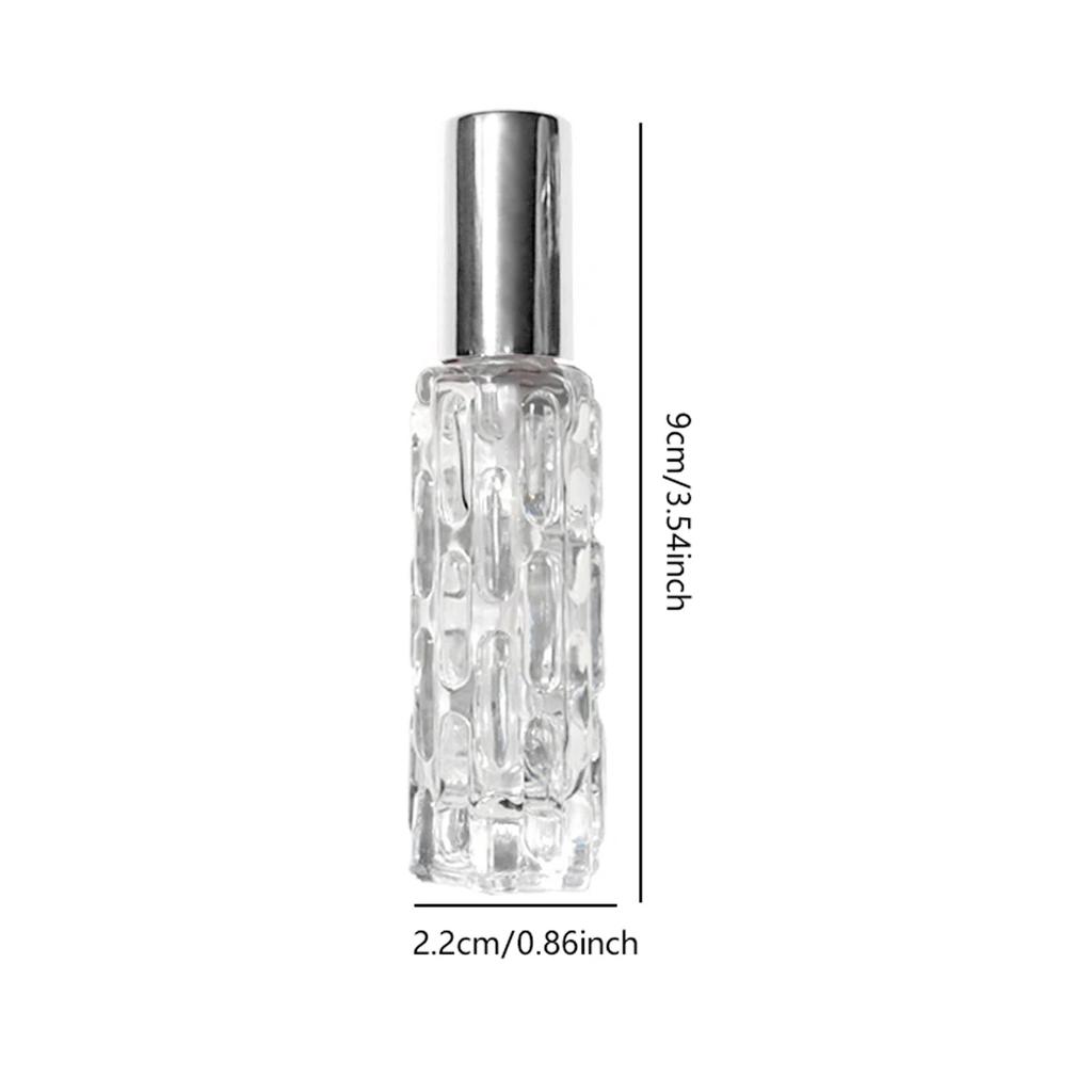 1pc-10ml Glass Portable Refillable Perfume Bottle Cosmetic Container Empty Spray Atomizer Travel Sub-bottle