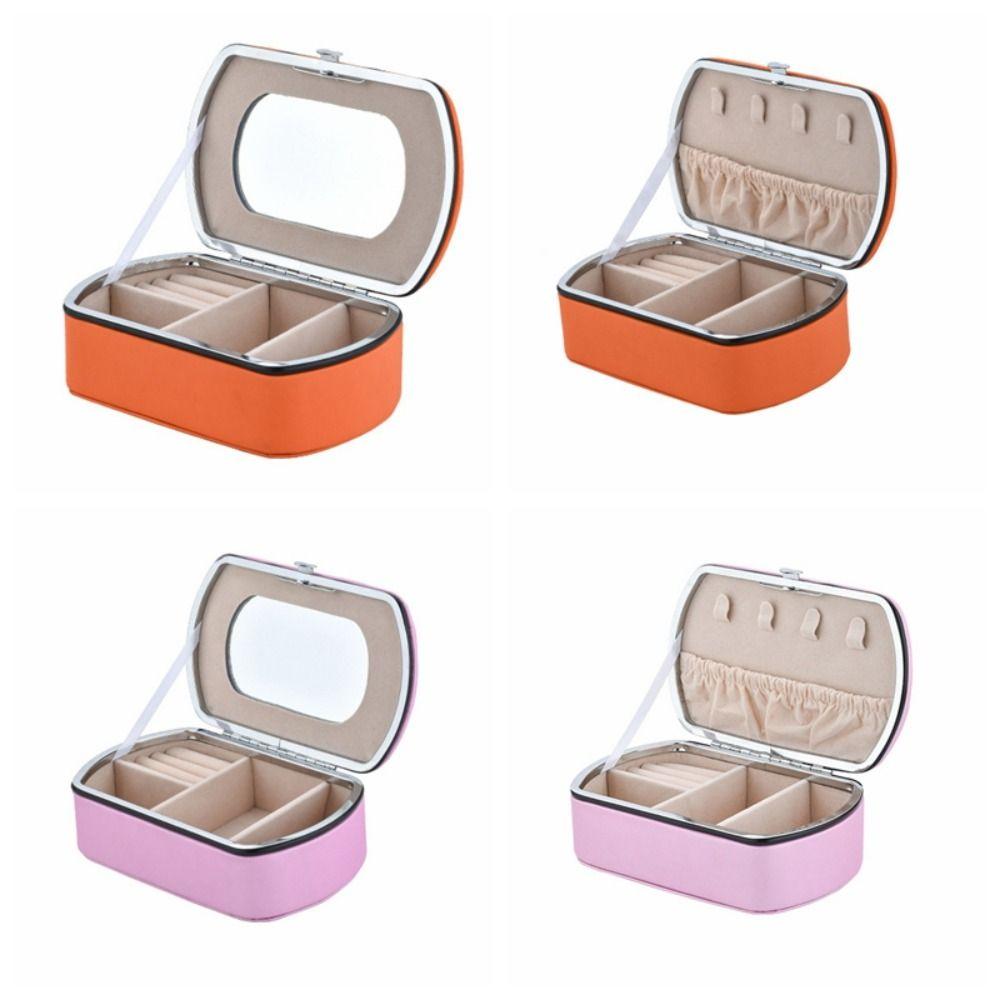 Dustproof Earrings Rings Holder Necklace Bracelet Jewelry Display Box Jewelry Packing Box  Necklace