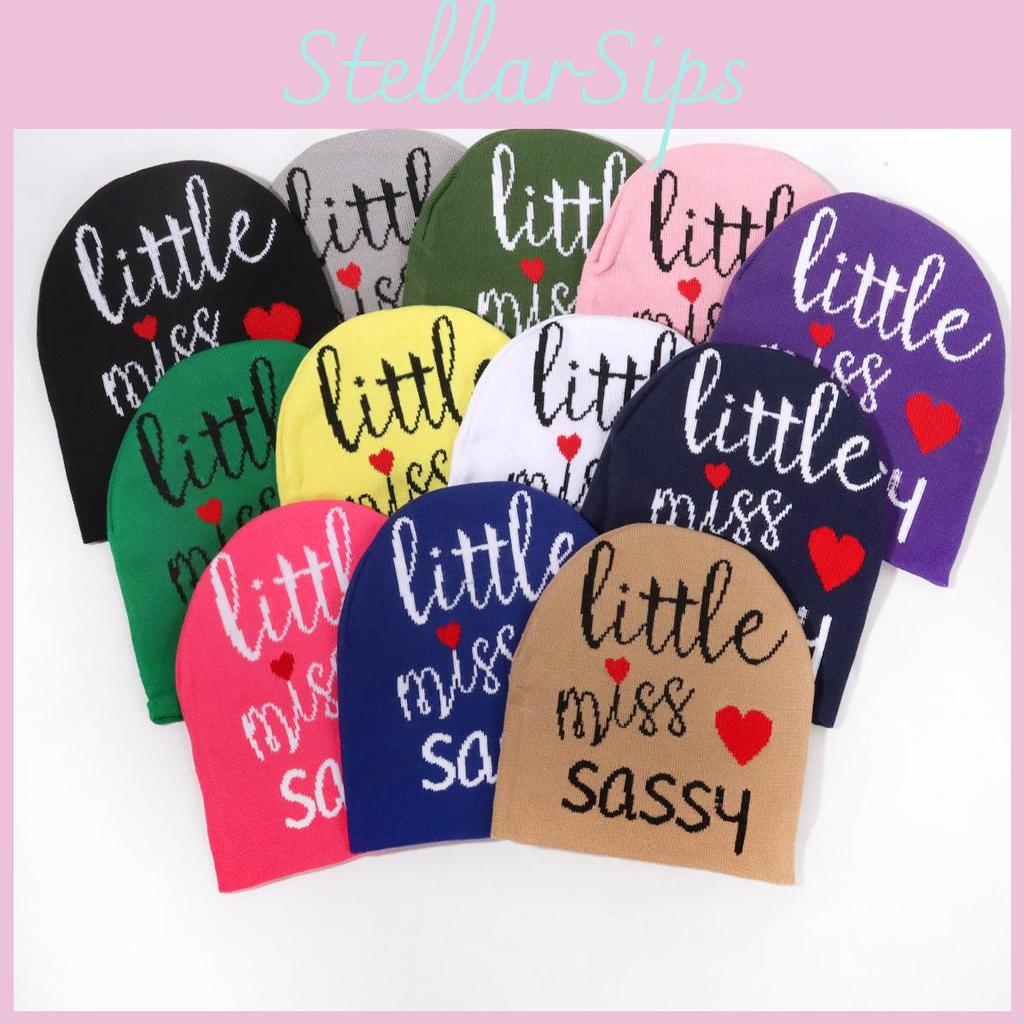 Minimalist Acrylic Letter Beanie Hat For Fall And Winter Cold Weather