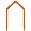 Kids  Bed Canopy Wax Brown 207 X 80.5 X 151.5 Cm Solid Wood