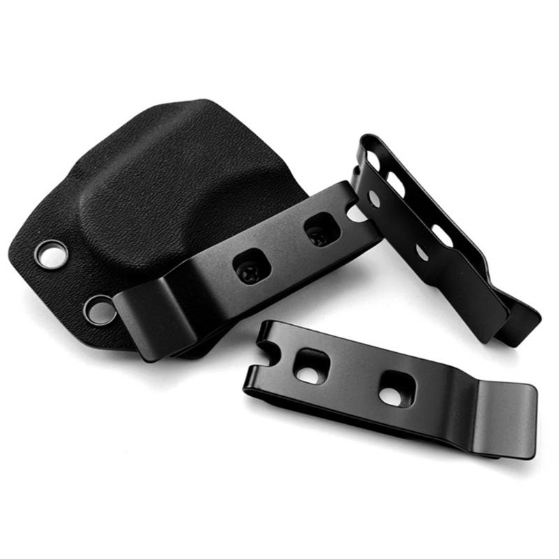 Multifunctional Waist Clip Back Clip Replacement Carrying K Sheath Clip Durable Cutter Sheath Belt Clip with Screw