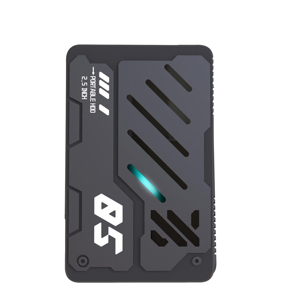 2,5-tommers USB3.0 bærbar ekstern harddisk med pustelys, mekanisk type, rask overføringshastighet