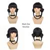 Anime Rumi Mila Zoe Cosplay Synthetic Hair Double Bun Suitable for Women's Daily Wear Party Role Play Heat Resistant Fiber Wig
