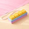 Portable Stress Relief Toy with Button Lanyard Anti-Anxiety Fidget Toy for Adults Kids Office Travel Pressure Alleviation