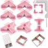 4/6Pcs Corner Holding Design Corner Assembly Clamps Paper Scrapbooking Tool Paper Craft Divider Assembly Clamps