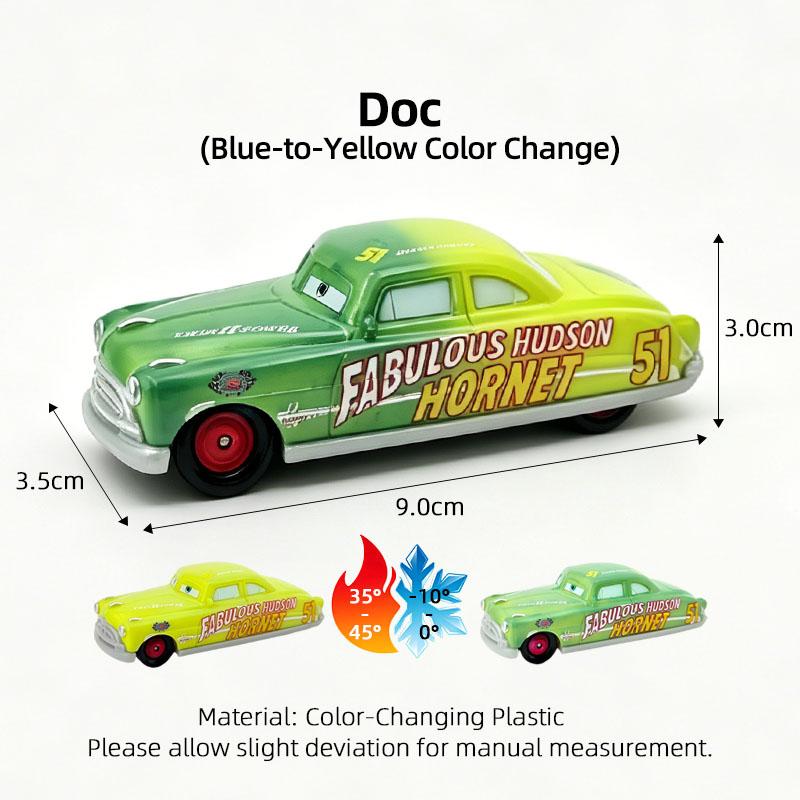 Cars Lightning McQueen Mater Sally Doc Hudson Chick Hicks Ramone Fillmore Diecast Alloy Toy Car Model For Kids Collection Gift