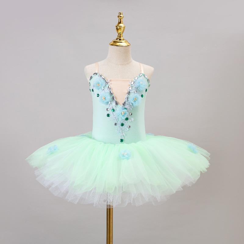 Fashion Ballet Dress Stage Performance Costume Girl's Ballerina Outfit Children's Clothes Ballet Dance Wear Summer Dresses