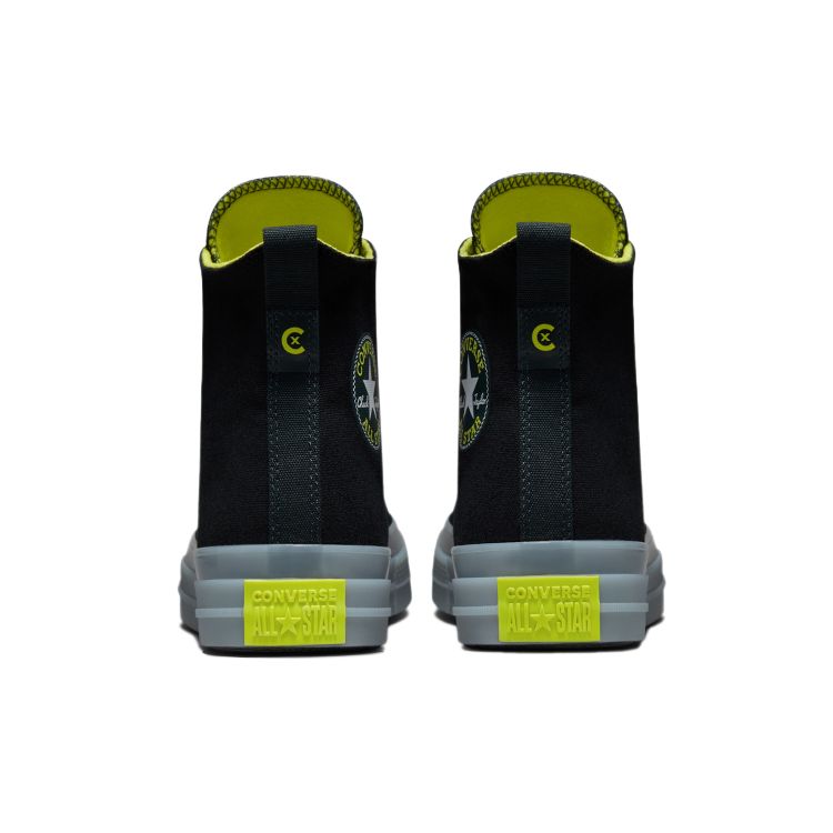 Converse Chuck Taylor All Star CX Fleece Lined High Black Lime Twist Unisex 170997C