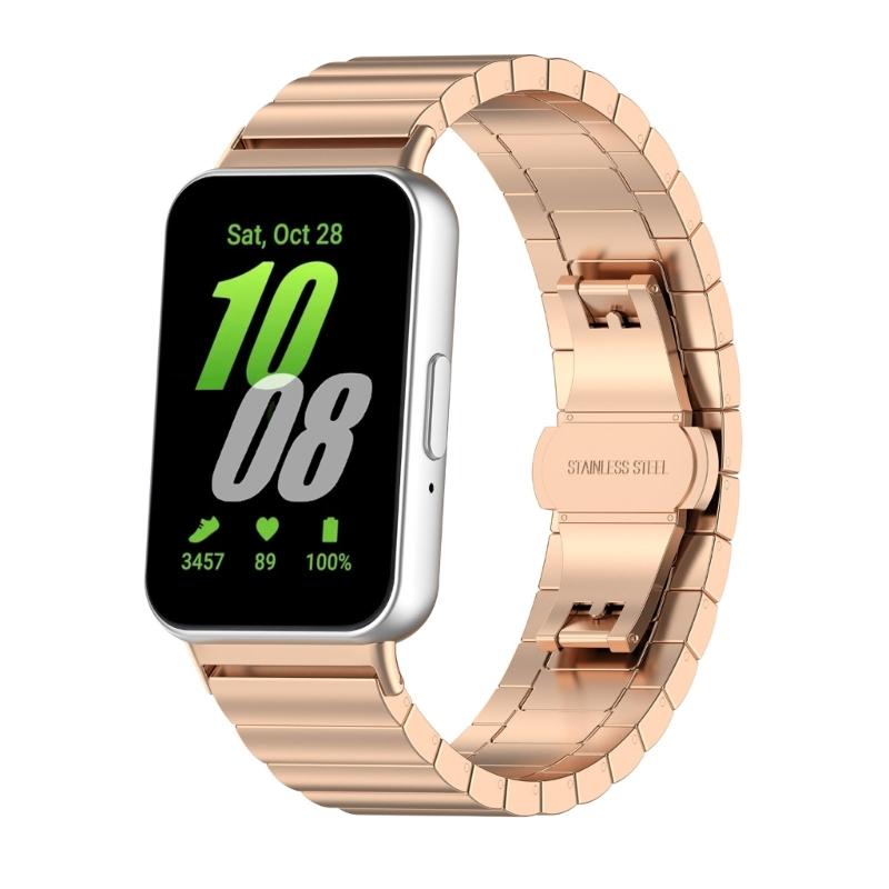 Stainless Watch Bands for Fit 3 Quick Release Strap Replacement Bands Wristband Sweatproof Bracelets Belt