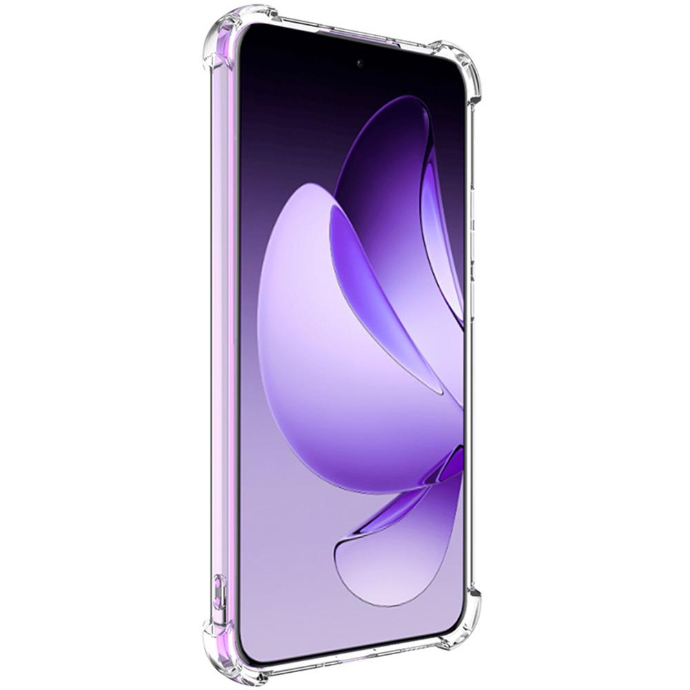 

For Oppo Reno13 Pro 5G Case Straight Frame Four Corner Shockproof Clear TPU Cover Style A