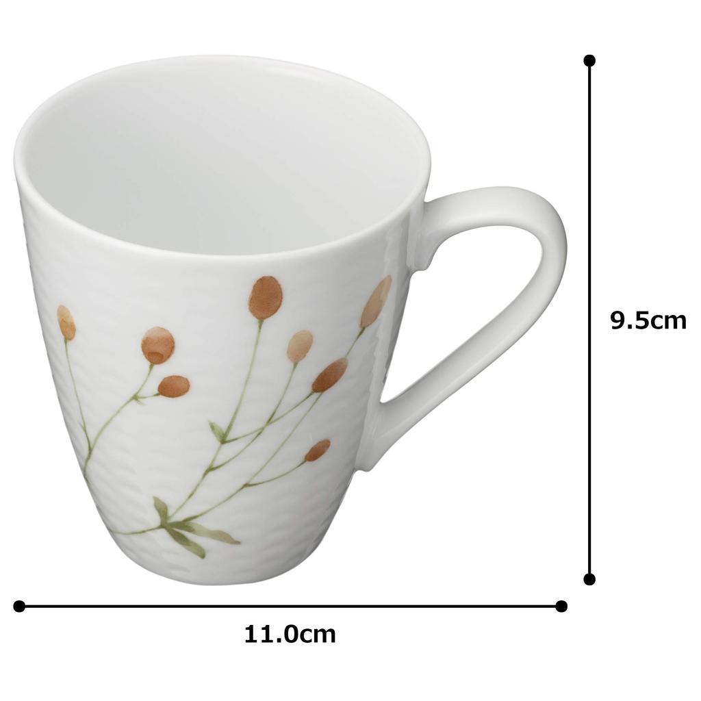 Noritake Azuma No Mug, 295cc, Microwave and Dishwasher Safe, Ware Mokou Fine Porcelain, T5355L/1654-1