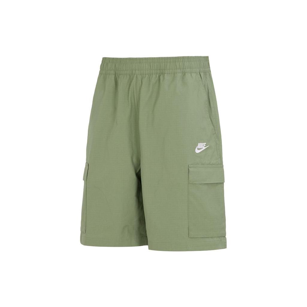 New Nike Club Casual Shorts Men's Green FB1247-386