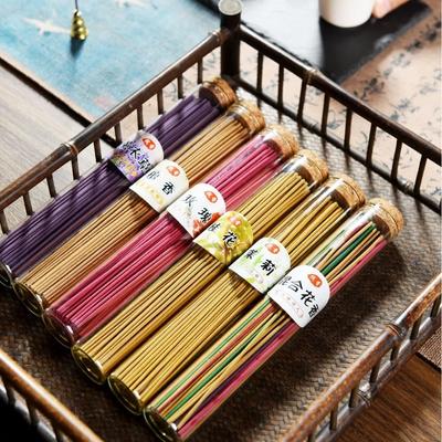 120 Stück/Box Natürliche Räucherstäbchen Aromatherapie-Stäbchen Raumdesodorierung Langanhaltender Duft Haushalt Schlafzimmer Räucherwerk