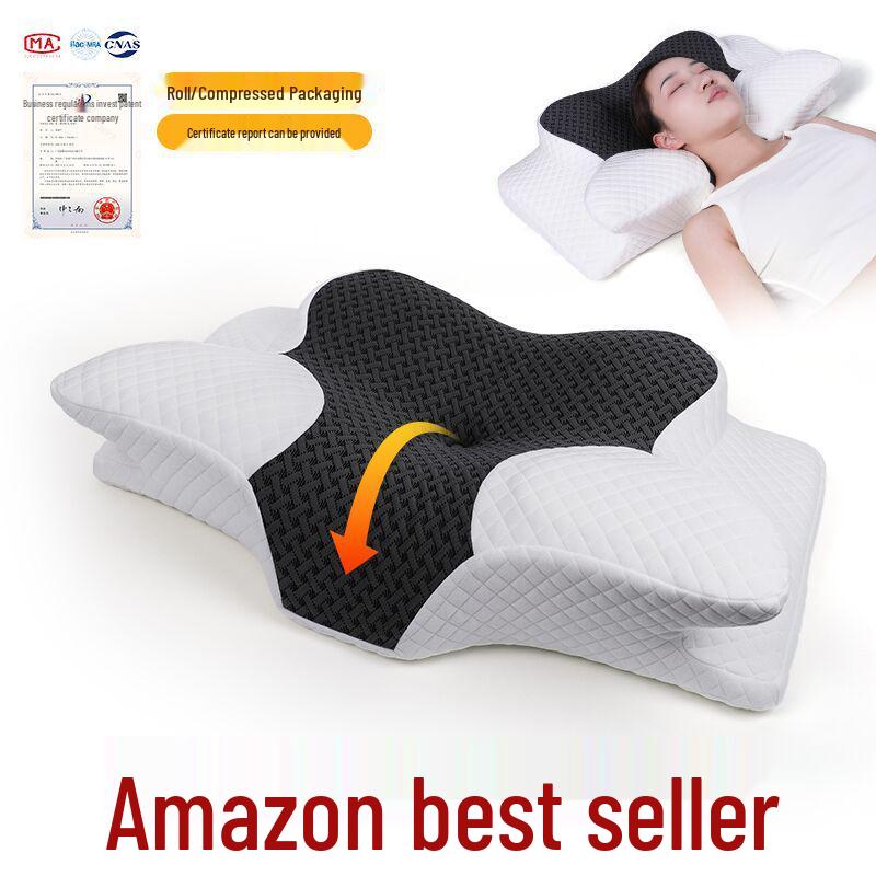 Ergonomic Slow Rebound Memory Foam Cervical Spine Sleep Pillow