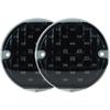 ZYTC 3 1/4" LED Turn Signals Flat PC Lens Style Rear 1156 Red LED Turn Signal Kit For Harley (Not Need Extra Lens)