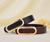 Women's Genuine Leather Black Waist Belt for Casual and Formal Wear